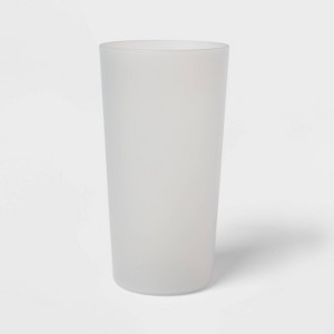 26oz Plastic Tall Tumbler Sleek Silver - Room Essentials™ - 1 of 3