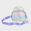 Girls' Unicorn Fanny Pack - Cat & Jack™: Shell, Zip Closure, 28" Strap, Solid Pattern - 2 of 4