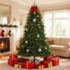 Pre-Lit Artificial Christmas Tree with LED Lights, 8 Lighting Modes, Foldable Stand & Foot Pedal Switch, Holiday Decoration - 3 of 4
