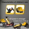 YOOCOZZ Kids Electric Pedal Go Kart - Foldable, Adjustable Seat, Non-Slip EVA Wheels (3-8 Years, Outdoor) - 4 of 4