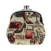 CTM Women's Boutique Themed Tapestry Coin Purse Wallet - 3 of 3