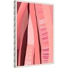 Amanti Art Pink Layers by Treechild  Framed Canvas Wall Art - 3 of 4