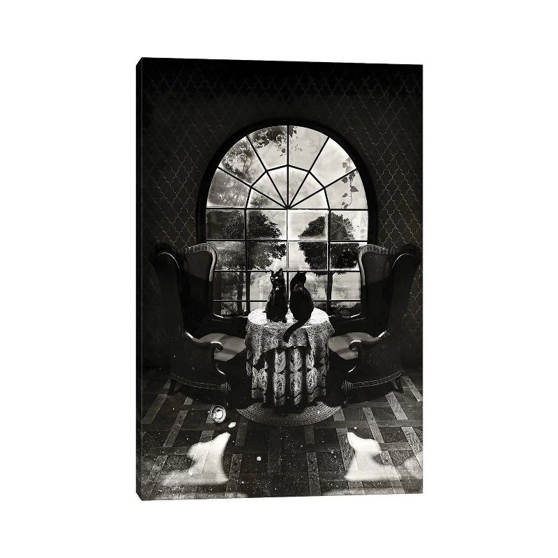 Room Skull Black/White by Ali Gulec Unframed Wall Canvas - iCanvas, 1 of 7