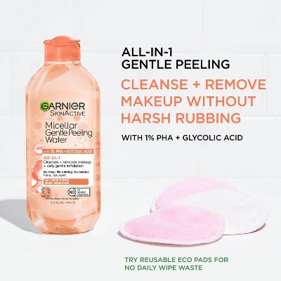 Garnier SkinActive Peeling PHA + Glycolic Acid Micellar Water Face Cleanser - 13.5 fl oz_4