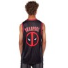 Seven Times Six Marvel Deadpool Basketball Jersey Men's Dead Baller Athletic Gym Tank Top Black - 4 of 4