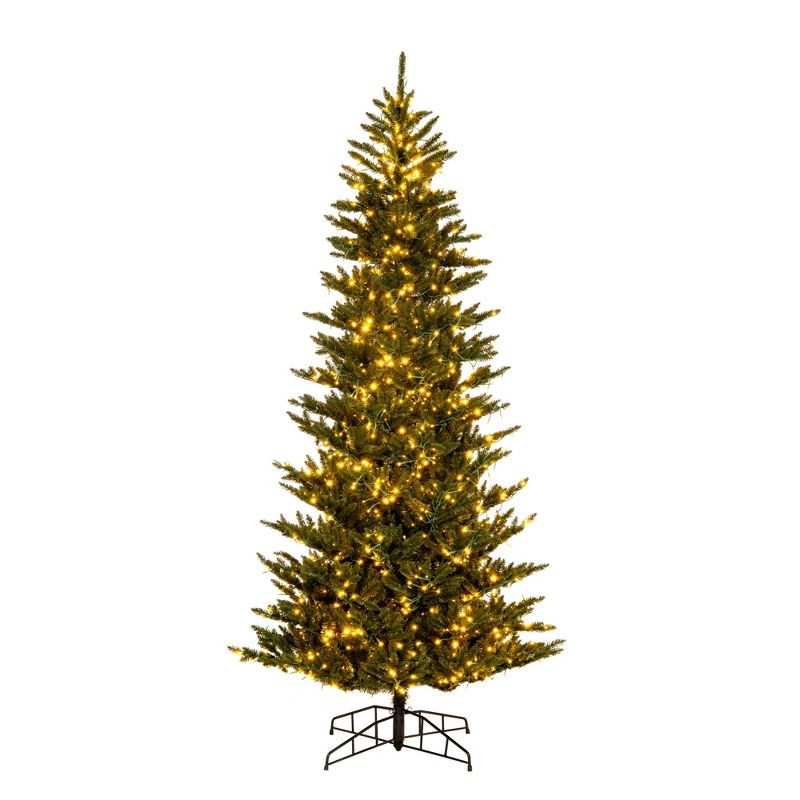 Vickerman Natural Fraser Fir Slim Artificial Christmas Tree, 1 of 7