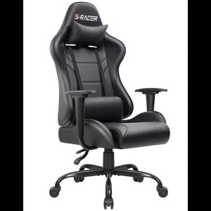 SYFERLORY Massage Recliner Chair with Footstool, 360° Swivel Recliner, Blue - 1 of 1