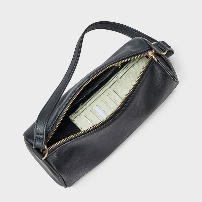 Universal Thread Barrel Shoulder Handbag - Universal Thread™ Black — фото 4