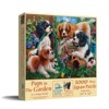 Sunsout Pups in the Garden 1000 pc   Jigsaw Puzzle 42946 - 2 of 4