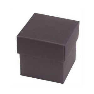 Paper Frenzy Charcoal Gray 2 Piece Party Favor Boxes with Lids 2x2x2 inches (25 pack) for Valentine's Day, Wedding Shower Birthday - 1 of 1