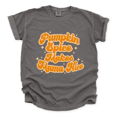 Simply Sage Market Pumpkin Spice Makes Mama Nice Garment Dyed Tee