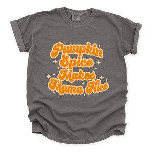 Simply Sage Market Pumpkin Spice Makes Mama Nice Garment Dyed Tee - 1 of 4