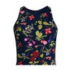 Lands' End Women's Chlorine Resistant High Neck Racerback Midkini Swimsuit Top - 3 of 3