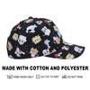 Lanky Box All-Over Character Print Youth Black Traditional Adjustable Hat - 4 of 4