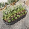 Rbied Oval Metal Raised Garden Bed, Outdoor Garden Raised Planter Box - 3 of 4