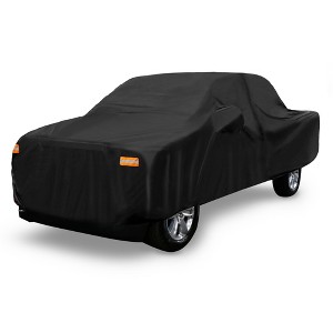 Unique Bargains Pickup Truck Cover for Ford F150 Crew Cab Pickup 4 Door 6.5 Feet Bed 2004-2021 Sun Rain Dust Wind Snow Protection - 1 of 4