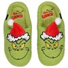 Seven Times Six Dr Seuss The Grinch 3D Hat Christmas Matching Family Rubber Bottom House Slipper - 3 of 4
