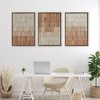Stupell Industries Tiled Terracotta Walls 3pc Floating Frame Art Set - 2 of 4