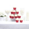 Big Dot of Happiness Red Stripes - Simple Party Decorations - Party Cupcake Wrappers - Set of 12 - 2 of 4