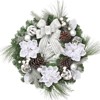 24 Inch Christmas Wreath - Outdoor Wreath, 8 Function Holiday Decoration, Festive Christmas Decor - 3 of 4