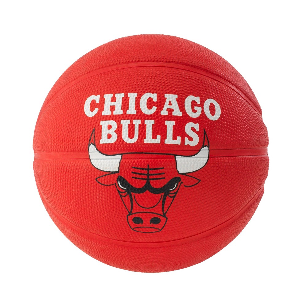 UPC 029321655348 product image for Spalding Chicago Bulls Mini Ball Size 3 Rubber Basketball | upcitemdb.com