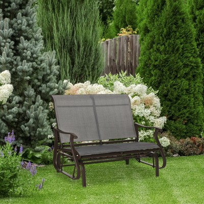 VYNXARIA 2-Person Outdoor Glider Bench - Stylish and Comfortable Patio Loveseat