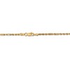 Black Bow Jewelry 2.25mm, 14k Yellow Gold, Diamond Cut, Milano Rope Chain Necklace - 4 of 4
