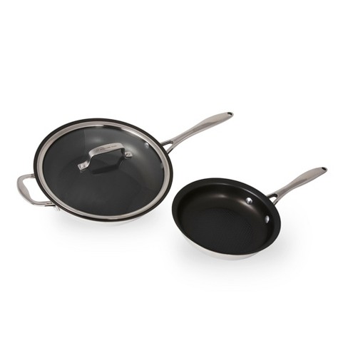 **SCRATCH RESISTANT NON STICK Stainless Steel skillet