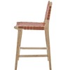 New Pacific Direct Marco Faux Leather Counter Stool Drift Wood Frame - 3 of 4