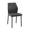 CAVINAS Modern Dining Chairs, PU Leather Set of 4 Faux Leather Dining Chairs Living Room Chair Modern Kitchen Armless Side Chair - 4 of 4