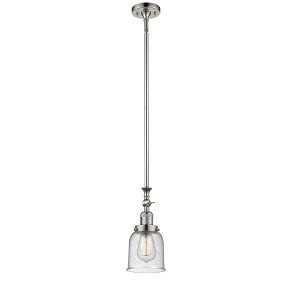 Bell - 1 Light Stem Hung Tiltable Mini Pendant In Industrial Style-14 Inches Tall and 5 Inches Wide - 1 of 1