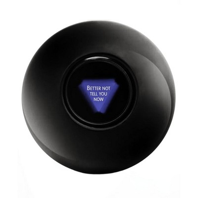 Classic Black and White Magic 8 Ball Fortune-Telling Toy