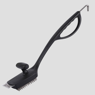 Royal Gourmet 18'' Grill Cleaning Brush and Scraper: BBQ Cleaner, Heat-Resistant Handle, No Assembly Required