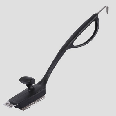 Long Handled Nylon Grill Cleaning Brush - Black - Room Essentials™