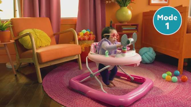 Bright Starts Minnie Mouse Tiny Trek Forever Besties 2-in-1 Walker, 2 of 16, play video