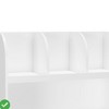 Bookshelf for Kids, 2-in-1 /3-Tier /4-TierChildren's Bookshelf Kid's Book Display Toy Storage Cabinet Organizer Bookcase - 4 of 4