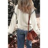Clearlove Womens Crewneck Pullover Sweater Long Sleeve Knit Side Slit 2025 Fall Winter Sweater Tops - 4 of 4