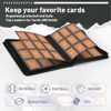 Itopfox Toploader Binder for Trading Cards, Holds 288 Cards with 9-Pocket Design, Includes Sleeves for Rigid Toploaders, Durable PU Leather Finish - 3 of 4