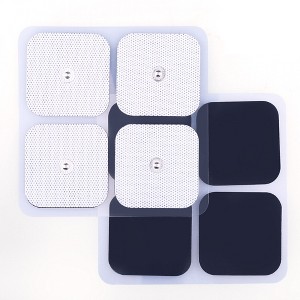 LotFancy TENS Unit Replacement Pads, 40 Pcs 2x2 in Snap Electrodes Pads, Reusable, 3.5mm Snap Connector - 1 of 4
