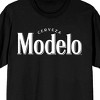 Modelo Single Color Logo Women's Black Short Sleeve Crew Neck Tee - 2 of 3