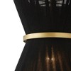 Capital Lighting Cecilia 1 - Light Pendant in  Black Rope/Patinaed Brass - 4 of 4