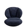 Sapphtopaz 360°Swivel Accent Chair Chenille Modern Chair with Black Metal Base Comfortable Accent Chairs for Living Room, Bedroom, Nursery - 4 of 4