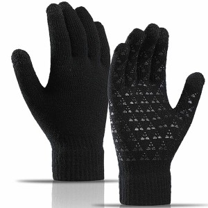 HTUTWOO Winter Gloves, Warm Knit Gaming Touchscreen Gloves for Women Men, Perfect for Sports and Daily Work - 1 of 4