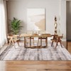 Washable Rug Large Area Rugs for Living Room Non-Slip Paisley Distressed Rugs for Bedroom Stain-Resistant Traditional Low Pile Accent Carpet - 4 of 4
