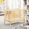 Suite Bebe Palmer 3-in-1 Convertible Mini Crib with Mattress Pad - 2 of 4