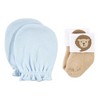 Hudson Baby Infant Boy Socks and Mittens Set, Safari Boy, 0-6 Months - 4 of 4