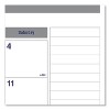 Net Zero Carbon Monthly Desk Pad Calendar, 22 x 17, White/Gray/Blue Sheets, Black Binding, 12-Month (Jan to Dec): 2026 - 3 of 4