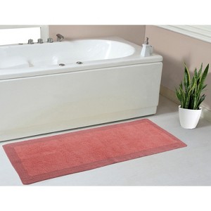 Home Weavers Luxury Collection 100% Cotton Tufted Bathroom Rug, Non-Slip Latex Bath Rug - 1 of 4