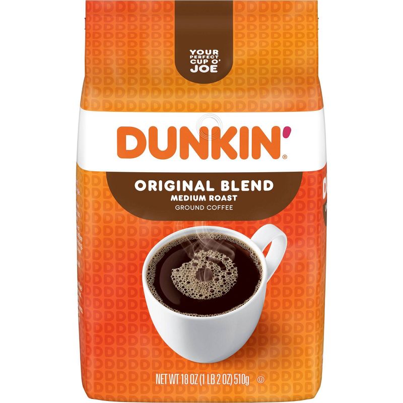 Dunkin' Original Blend Ground Coffee Medium Roast, 1 of 16