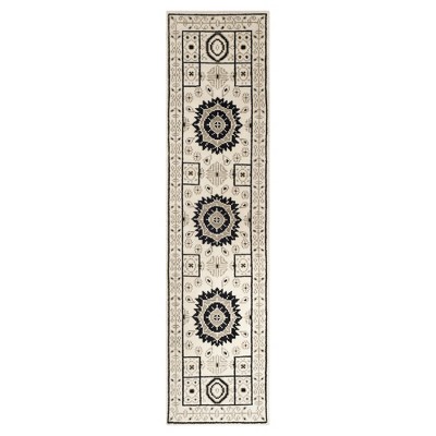 Ivory/Gray Abstract Tufted Runner - (2'3"x8' Runner) - Safavieh